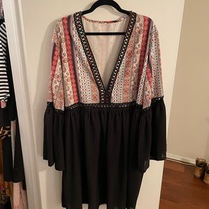 Bohemian Chic Dress-Size 3x